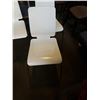 Image 2 : 3 WHITE STACKING CHAIRS