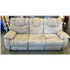 Image 1 : BROWN MICROFIBER RECLINING SOFA