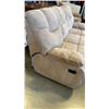 Image 2 : BROWN MICROFIBER RECLINING SOFA