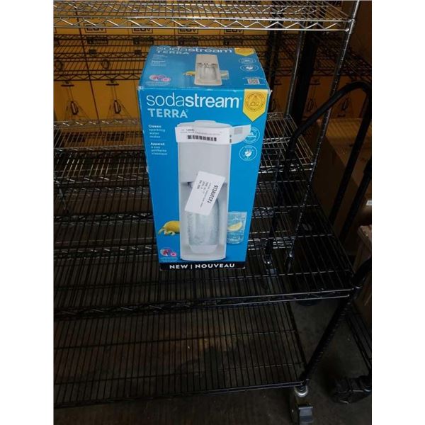 SODASTREAM TERRA SPARKLING WATER MACHINE TESTED WORKING NO CO2 BOTTLE - RETAIL $129