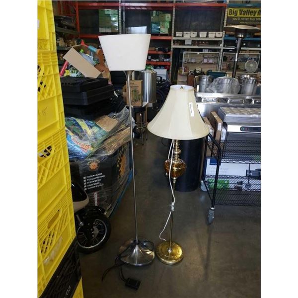 2 FLOOR LAMPS