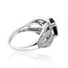 Image 4 : 3.12ct Natural Ceylon Blue Sapphire 14K White Gold Ring