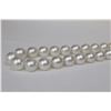 Image 3 : 12-16mm South Sea Round White Necklace with Gold Clasp
