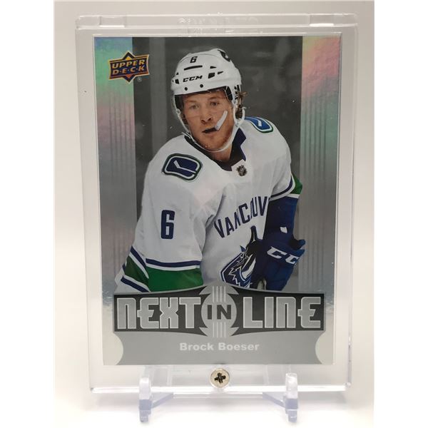 2017-18 UPPER DECK OVERTIME NL-3 BROCK BOESER NEXT IN LINE