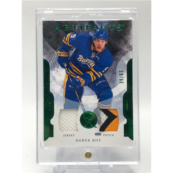 2011-12 UPPER DECK ARTIFACTS NO.39 DEREK ROY PATCH 39/65