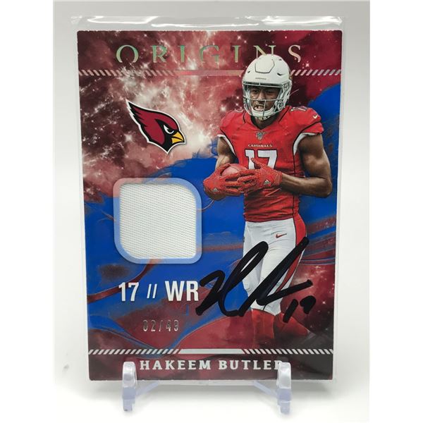 2019 PANINI ORIGINS NO.RP-16 HAKEEN BUTLER AUTO PATCH 02/49