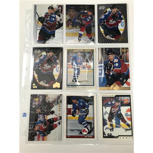 LOT OF JOE SAKIC INSERT CARDS