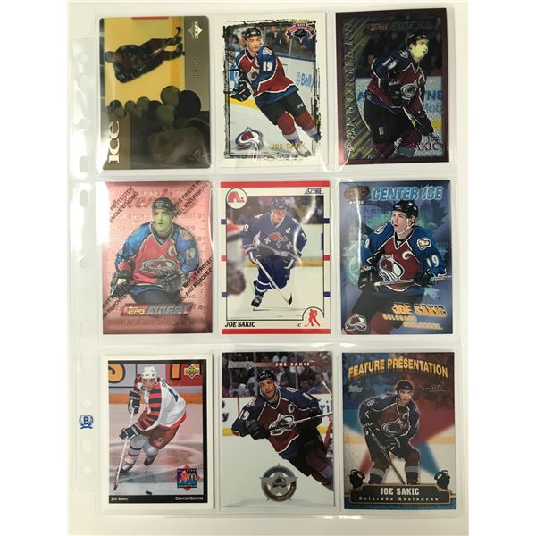 LOT OF JOE SAKIC INSERT CARDS