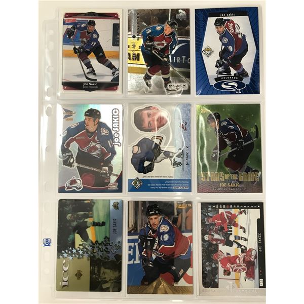 LOT OF JOE SAKIC INSERT CARDS