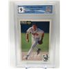 Image 1 : 1993 COLLECTORS CHOICE NO.152 CHIPPER JONES ROOKIE CARD GCG GRADED 9