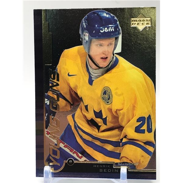 1999 UPPER DECK NO.166 HENRIK SEDIN YOUNG GUNS