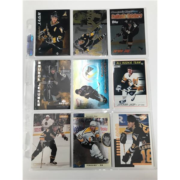 LOT OF JAROMIR JAGR INSERT CARDS