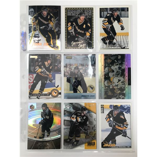 LOT OF JAROMIR JAGR INSERT CARDS