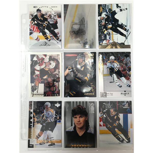 LOT OF JAROMIR JAGR INSERT CARDS