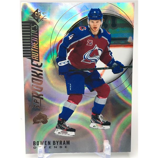 2020-21 UPPER DECK SP NO.140 BOWEN BYRAM ROOKIE AUTHENTICS