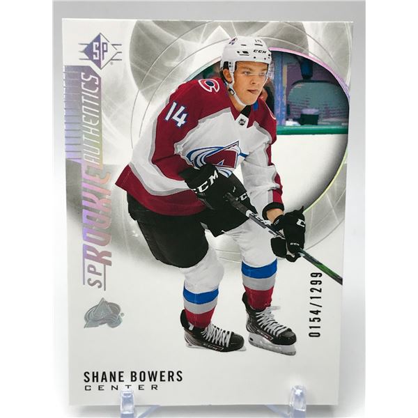 2020-21 UPPER DECK SP NO.108 SHANE BOWERS ROOKIE AUTHENTICS 0154/1299