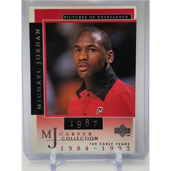 1998 UPPER DECK PICTURES OF EXCELLENCE NO,2 MICHAEL JORDAN CAREER COLLECTION