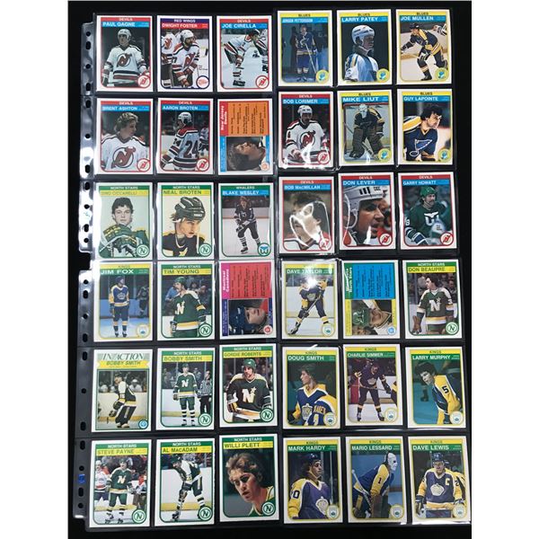 1982-83 OPC HIGH GRADE HOCKEY CARD LOT (STARS INCLUDED)