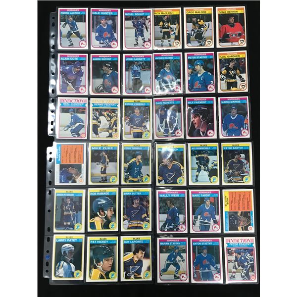 1982-83 OPC HIGH GRADE HOCKEY CARD LOT (STARS INCLUDED)