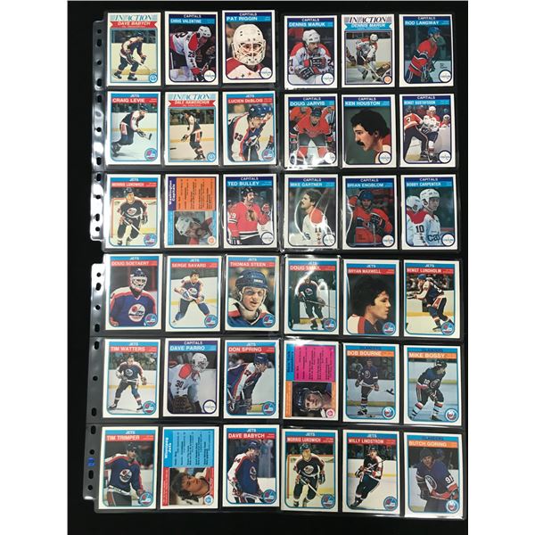 1982-83 OPC HIGH GRADE HOCKEY CARD LOT (STARS INCLUDED)