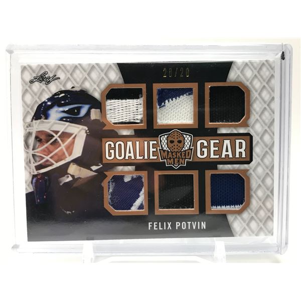 2017 LEAF MASKED MEN NO.GG-07 FELIX POTVIN MASKED MEN PATCH 20/20