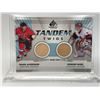 Image 1 : 2013 UPPER DECK TANDEM TWIGS #TT-OTT DANIEL ALFREDSSON AND DOMINIK HASEK