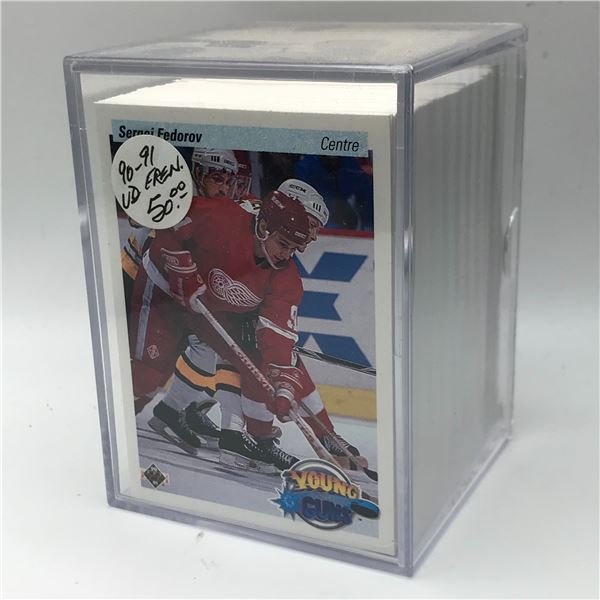 1990-91 UPPER DECK HOCKEY FRENCH COMPLETE SET