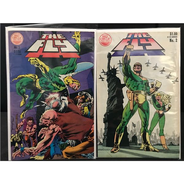 LOT OF THE FLY COMICS (RED CIRCLE COMICS)