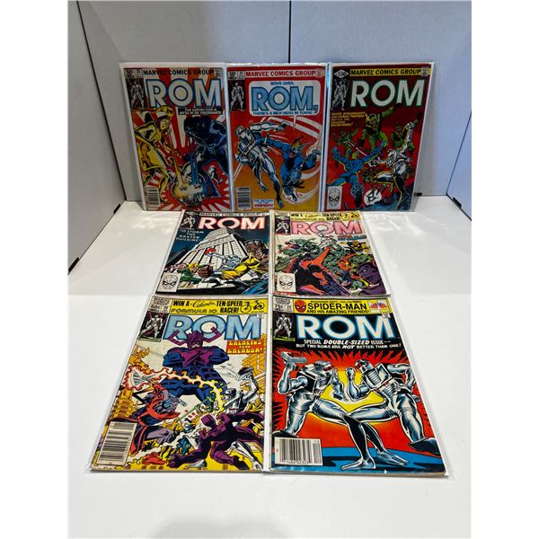 LOT OF ROM SPACEKNIGHT COMICS (MARVEL COMICS)