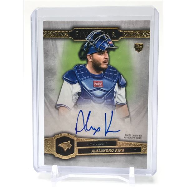 2021 TOPPS FIVE STAR ALEJANDRO KIRK NO. FSA-AK AUTO RC