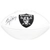 Image 1 : Bo Jackson Autographed Oakland Raiders White Logo Football Beckett COA