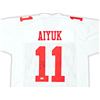 Image 2 : San Francisco 49ers Brandon Aiyuk Autographed White Jersey Beckett