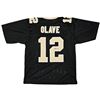 Image 1 : New Orleans Saints Chris Olave Autographed Black Jersey Beckett