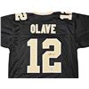 Image 2 : New Orleans Saints Chris Olave Autographed Black Jersey Beckett