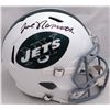 Image 1 : Joe Namath Autographed New York Jets Full Size Speed Replica Helmet Beckett