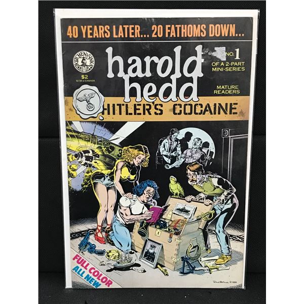 KITCHEN SINK COMICS HAROLD HEDD NO.1 (1ST PRINTING) HITLERS COCAINE