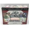 Image 1 : 2021 LEAF DRAFT BASEBALL SELED BOX OF TRADING CARDS