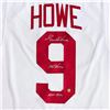 Image 2 : Gordie Howe (deceased) Autographed Detroit Red Wings Replica Jersey FROZEN POND CAO