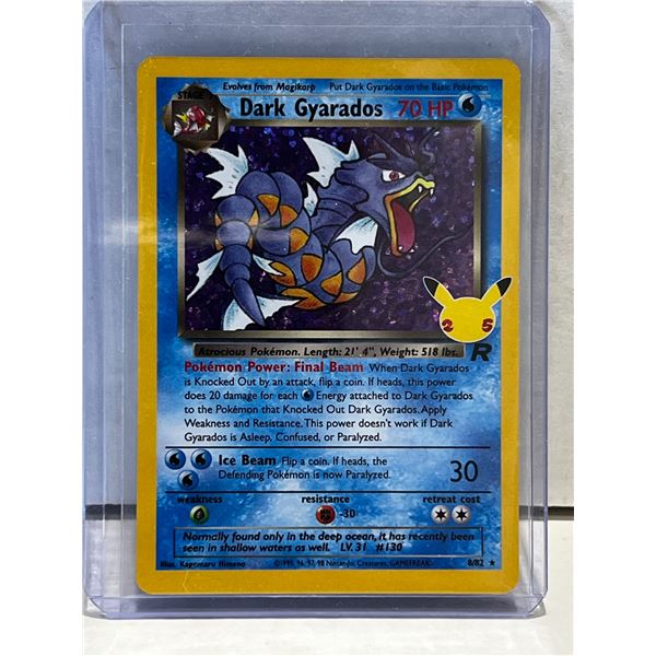 Dark Gyarados 8/82 Team Rocket Pokemon Celebrations 25th Anniversary Card