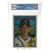 Image 1 : 1988 TOPPS NO.779 TOM GLAVINE ROOKIE CARD GCG GRADED 9.5