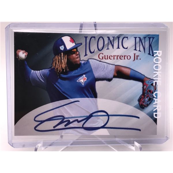 2019 ICONIC INK VLADIMIR GUERRERO JR. ROOKIE CARD