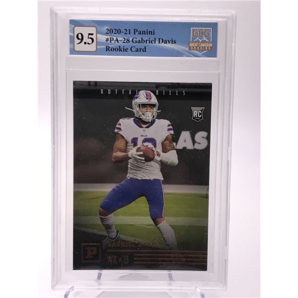 2020-21 PANINI GABRIEL DAVIS ROOKIE CARD (GCG 9.5)