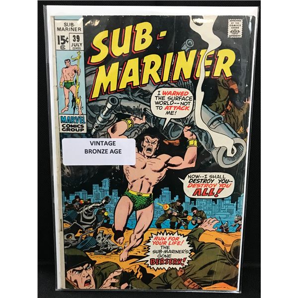 SUB-MARINER #39  (MARVEL COMICS)