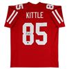 Image 1 : 49ers George Kittle Authentic Signed Red Jersey Autographed beckett