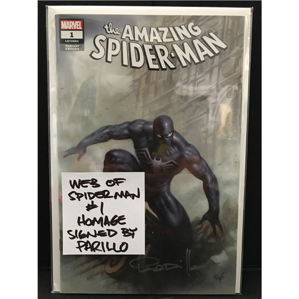 MARVEL COMICS NO.1 THE AMZING SPIDERMAN (SIGNED BY PARILLO)