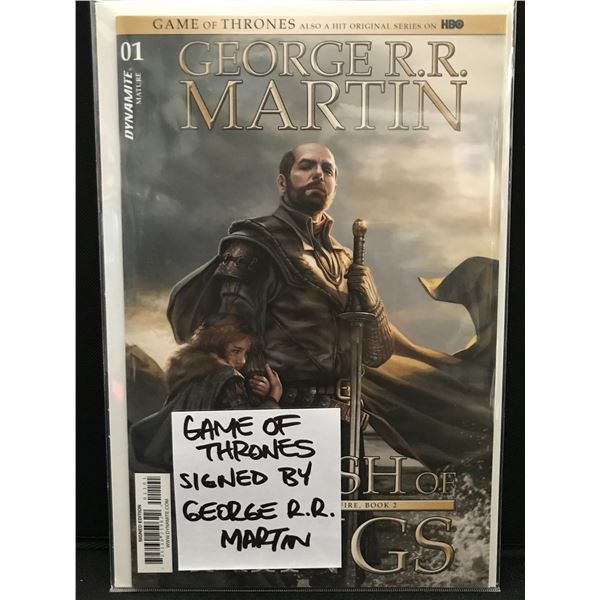 GAME OF THRONES COMIC SIGNED BY GEORGE R.R. MARTIN