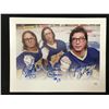 Image 1 : THE HANSON BROTHERS SIGNED 8X10 FROM MOVIE  SLAP SHOT JSA COA