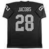 Image 1 : Josh Jacobs Authentic Signed Black Pro Style Jersey Autographed BECKETT