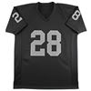 Image 3 : Josh Jacobs Authentic Signed Black Pro Style Jersey Autographed BECKETT