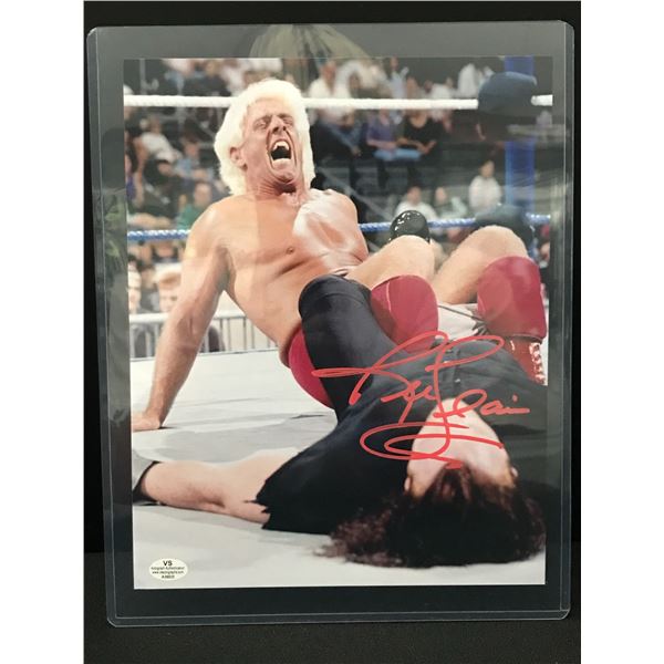 RICK FLAIR SIGNED 8X10 (VS COA)